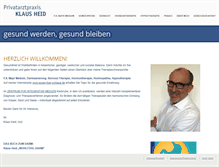 Tablet Screenshot of gesund-heid.de